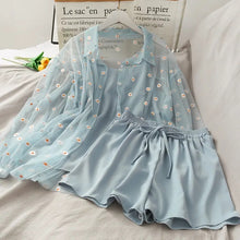  Remi Daisy Tulle Button Up Cami & Short Set